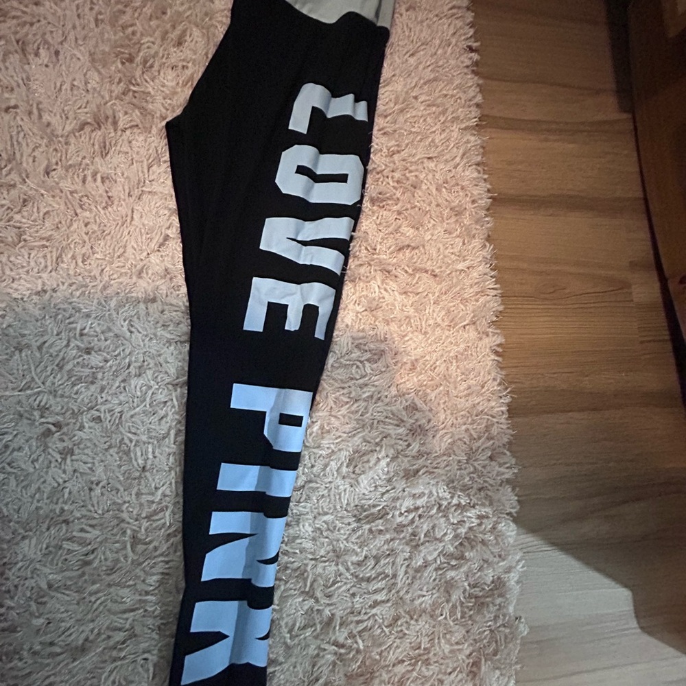 Love PINK Victoria's Secret Black Leggings